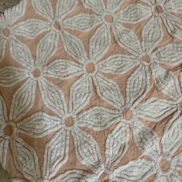 * Gorgeous Hoffman Peach Vintage Chenille Bedspread * 90" x 108" * EXCELLENT * - Picture 5 of 6